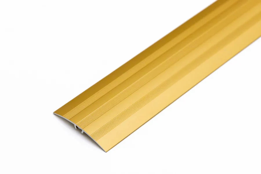 47mm Anodised Aluminium Threshold Strip (930mm) – Self-Adhesive or Dowel Fix Floor Transition Trim