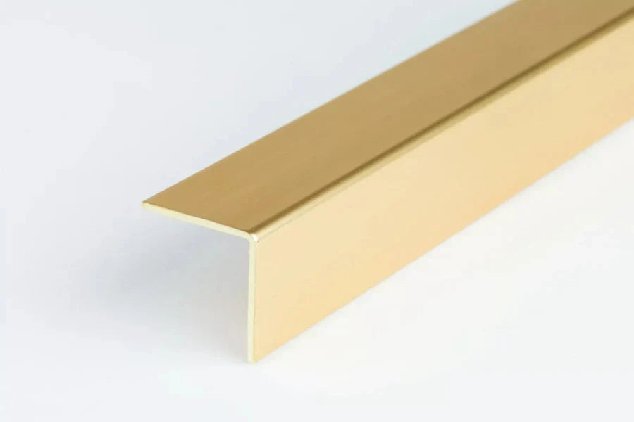Decorative Gold and Silver PVC Corner Angle Trim for 90° Edges, 1m & 2.48m Lengths
