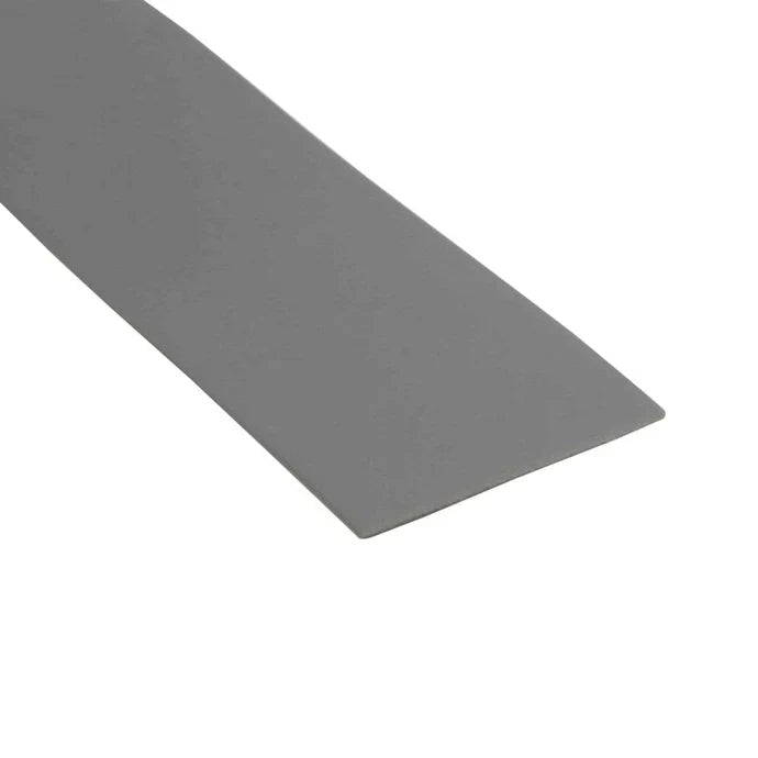 71 x 55mm Wide Bullnose Aluminium Stair Nosing with Anti-Slip PVC Insert