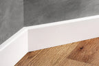 Modern Wall to Floor PVC Skirting Trim 80mm Height – 2.2m Length in Neutral Colours