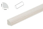 13mm UPVC Scotia Quadrant Trim, 1m or 2.5m Skirting Edge Beading