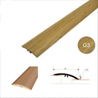 Wood Finish Flat Floor Transition Strip – 42mm Self Adhesive PVC Threshold