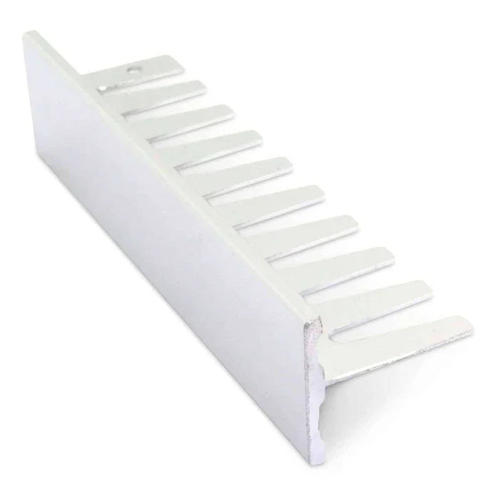 Reversible Aluminium Stair Trim for 10mm & 12mm Tiles – Straight & Curved Edges