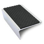 Tredsafe Rakeback Aluminium Stair Nosing with Anti-Slip Insert - 63 x 32mm