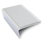 Heavy Duty Aluminium Stair Nosing 63 × 32mm Rakeback Profile with Anti-Slip Edge Trim