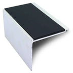 60 x 55mm Straight-Edge Aluminium Stair Nosing with Anti-Slip Insert