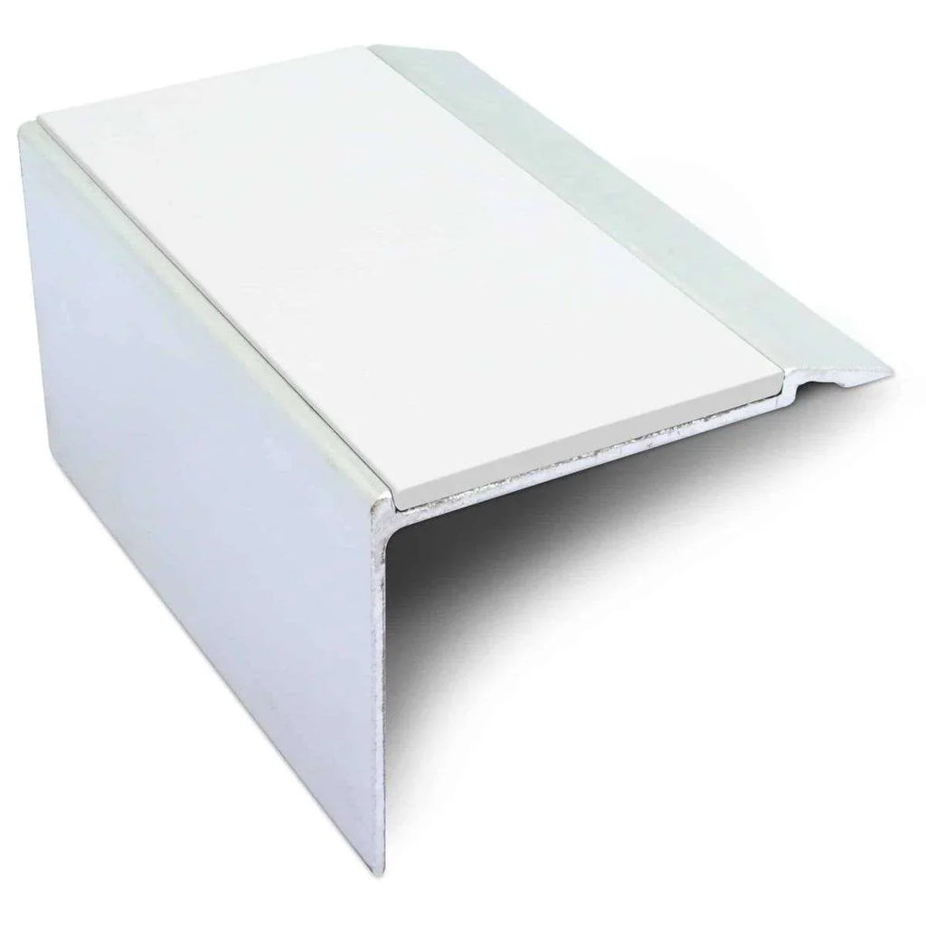 72 x 55mm Aluminium Stair Edge with Non-Slip Grip for High-Traffic Areas
