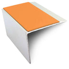 Aluminium Non-Slip Stair Edging 67 × 55mm with PVC Insert