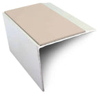 Aluminium Non-Slip Stair Edging 67 × 55mm with PVC Insert