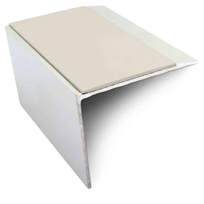 Aluminium Non-Slip Stair Edging 67 × 55mm with PVC Insert