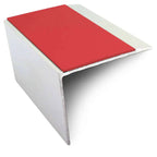 Aluminium Non-Slip Stair Edging 67 × 55mm with PVC Insert