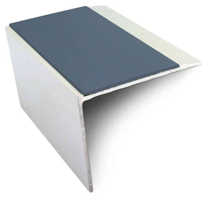 Aluminium Non-Slip Stair Edging 67 × 55mm with PVC Insert