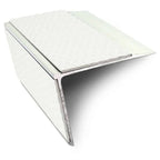 Tredsafe Aluminium Rakeback Stair Nosing 75 × 58mm with Dual Anti-Slip Inserts