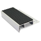 45 x 20mm Aluminium Slimline Tile-In Stair Nosing with Tredsafe Non-Slip Insert