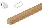 13mm UPVC Scotia Quadrant Trim, 1m or 2.5m Skirting Edge Beading