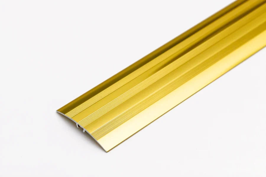 47mm Anodised Aluminium Threshold Strip (930mm) – Self-Adhesive or Dowel Fix Floor Transition Trim