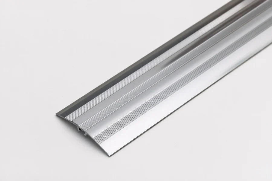 47mm Anodised Aluminium Threshold Strip (930mm) – Self-Adhesive or Dowel Fix Floor Transition Trim
