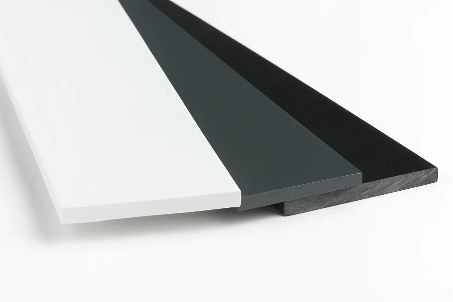Rigid PVC Flat Bar Trim (1m or 2.5m) – White, Black or Anthracite