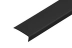 Black PVC Corner Trim for 90° Edges – Equal & Unequal Profiles in 1m and 2.48m Lengths