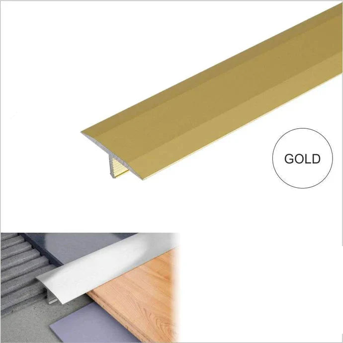 26mm Aluminium T-Bar Floor Transition Profile for Tile & Hard Surface Joins