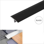 13mm Aluminium T-Joint Floor Transition Strip for Tiled and Hard Flooring