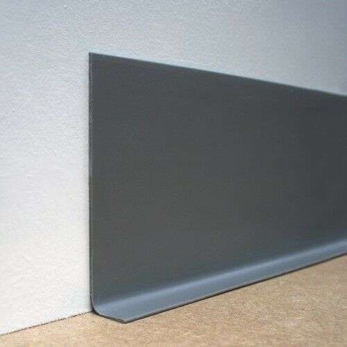 Flexible PVC Sit-On Skirting Angle 100×20mm – 15m Floor to Wall Cove Trim
