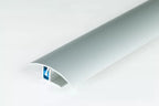50mm Push-In Anodised Aluminium Door Threshold Strip, 900mm Transition Strip in Silver or Gold