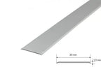 30mm Self-Adhesive Aluminium Threshold Strip (930mm) – Anodised Finish Floor Transition Trim
