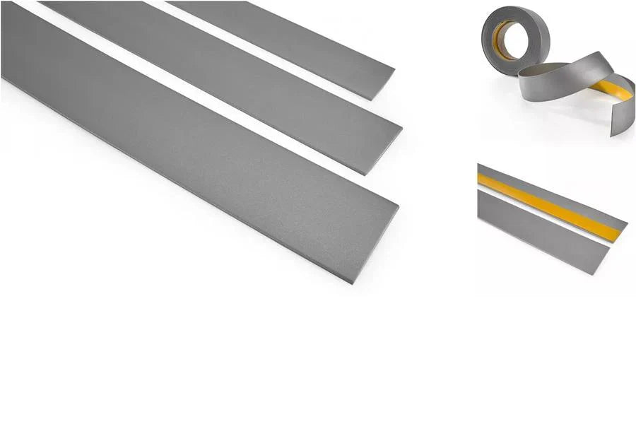 5m Self Adhesive PVC Strip Cover Trim – Flexible PVC Flat Bar Strip