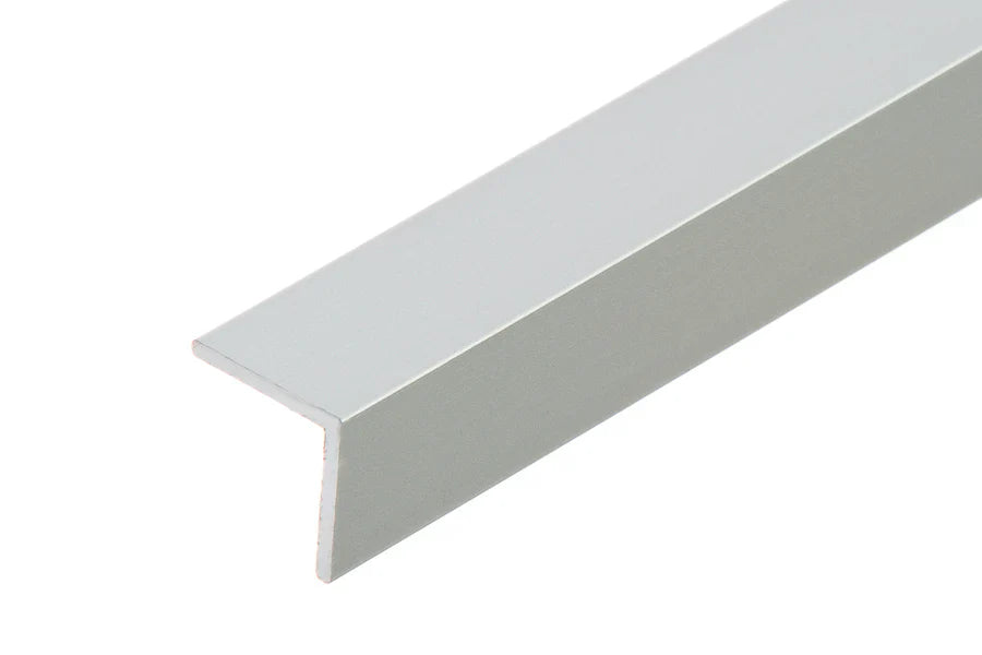 1m Anodised Aluminium Angle Corner in Silver or Gold – Equal-Angle Edge Trim