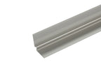 Silver Inner Corner Aluminium Stair Trim for 5mm LVT – Clean Finish Edge Profile