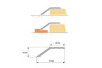 Anodised Aluminium Door Threshold Strip Ramp (45mm x 16mm) – 1m or 2m Length