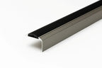Anodised Aluminium Stair Nosing with Anti-Slip Rubber – 46mm x 30mm – 1.2m & 2.4m Lengths