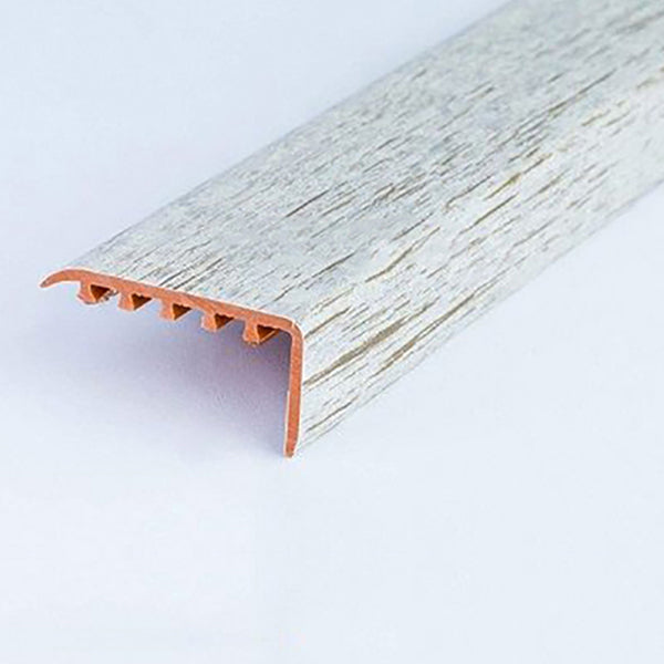 0.9m Wood Effect UPVC Stair Nosing – 45mm x 22mm