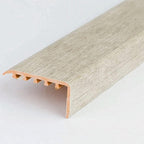 0.9m Wood Effect UPVC Stair Nosing – 45mm x 22mm