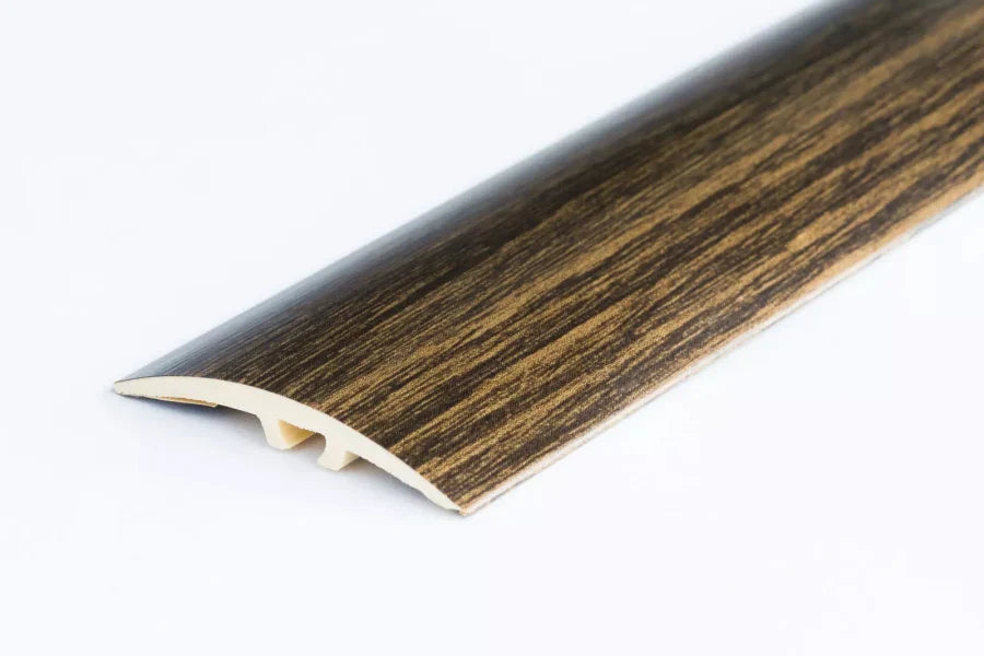 30mm Wood Effect UPVC Threshold Bar - 900mm Self-Adhesive Floor Transition Strip