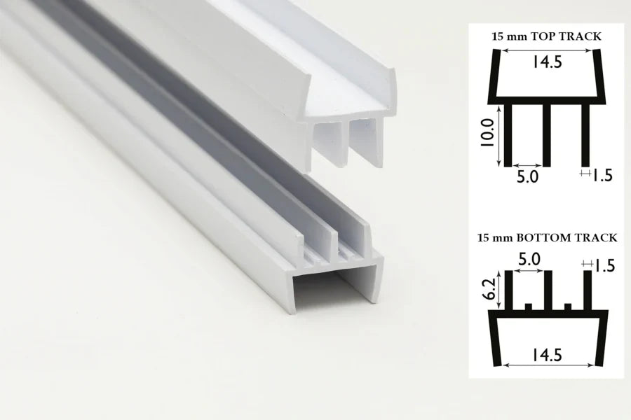 Clip-On Sliding Glass Runner System for Vivarium Enclosures