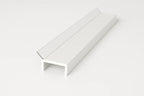 White PVC 18mm Plinth Sealing Strip for Cabinet Kickboards, 0.5m, 1m, 2.5m Lengths