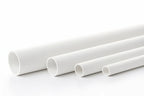 Smooth White PVC Tube, 1m Length — Round Plastic Pipe in 7mm, 10mm or 12mm Outer Diameter